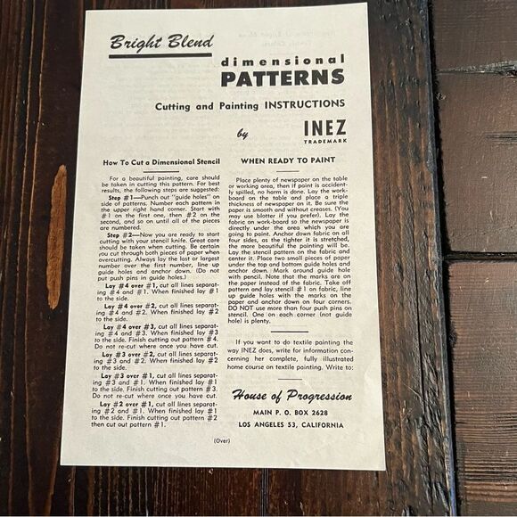 Vintage Bright Blend Dimensional Patterns by Inez - Picture 5 of 5